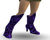 Purple and Black boots