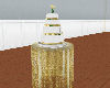 (V) Gold Wedding Cake