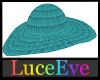 Aqua Tropics Straw Hat