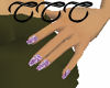 TTT Purple Shimmer Nails