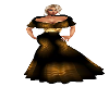 Dress  Formal Gold Black