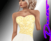 Strapless Gown Gold B