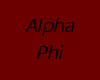 P| Alpha Phi T-Shirt