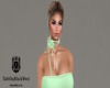 Mint Rose Necklace