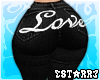 Valentine's jeans Black