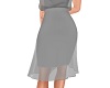 Elegant grey skirt