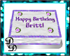 Britt B-day Cake
