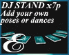 DJ STANDS TEAL x7p ℰ