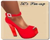 Pin up Shoes red