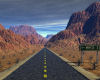 Desert Highway Backdrop