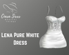 Lena Pure White Dress