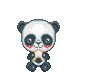 Animated Panda w/ Cookie