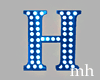 Blue Letter H