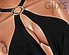 @Black Ring Drape Set