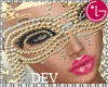 Golden masquerade mask