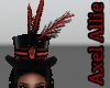 AA Red Burlesque Top Hat