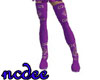 !! Purple Bandana Boots
