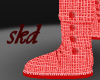 (SK) Snuggy Boot Red