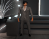 Grey  Tieless Suit