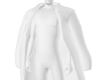 Wht Long Mafia Coat [MK]