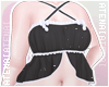 ❄ Ruffle Top Black/Bl