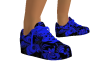 (F) Blue Tropic Sneakers