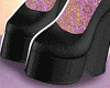 Myra Pple & Blk Shoes