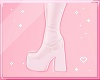 ℓ pink platform boots