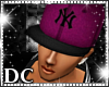 [DC] NY Fitted Cap -Purp
