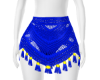 Aqua Blue Tassel Skirt