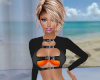 Orange Buckle Top LG