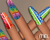 Mel-Rainbow Nails
