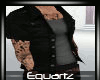 EQ Black Open Shirt V2