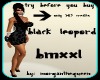 Bmxxl Black Leopard