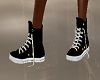 Blk/White High Tops