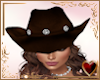 Brown CowGurl Hat