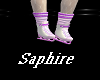 ~Skates W/Socks Purple~