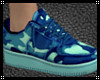 Blue Camo Sneakers