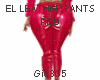 [G]EL LEATHER PANTS RED