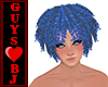 Blue Glitter Curls