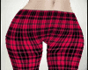 Grid Red Pants