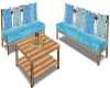 log cabin livingroom set