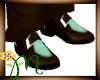 *M* Brown Teal shoes