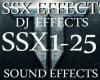 SSX1-25 SOUND EFFECTS