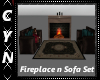 Fireplace n Sofa Set