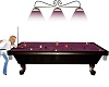 PC Pool Table w/Poses
