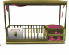Gold  Princess Crib