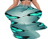 Teal Butterfly Pants