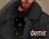 [D] Snow black fur coat