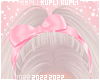 $K Pink Bow Headband